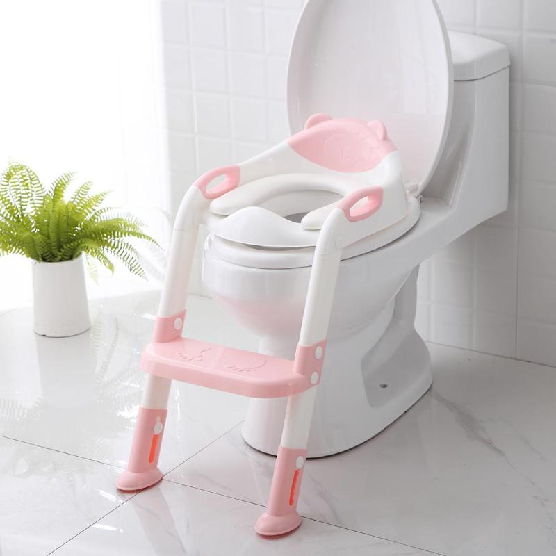 Folding Baby Potty Infant Kids Toilet Training Seat with