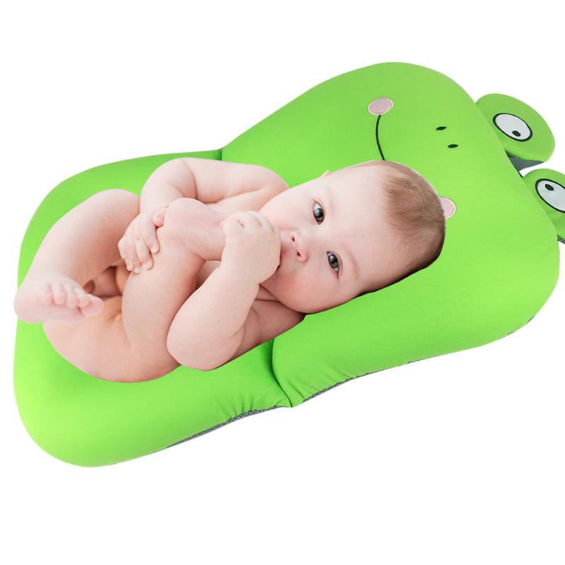 Non Slip Baby Bath Mat Foldable Cute Frog Baby Bath Mat Soft